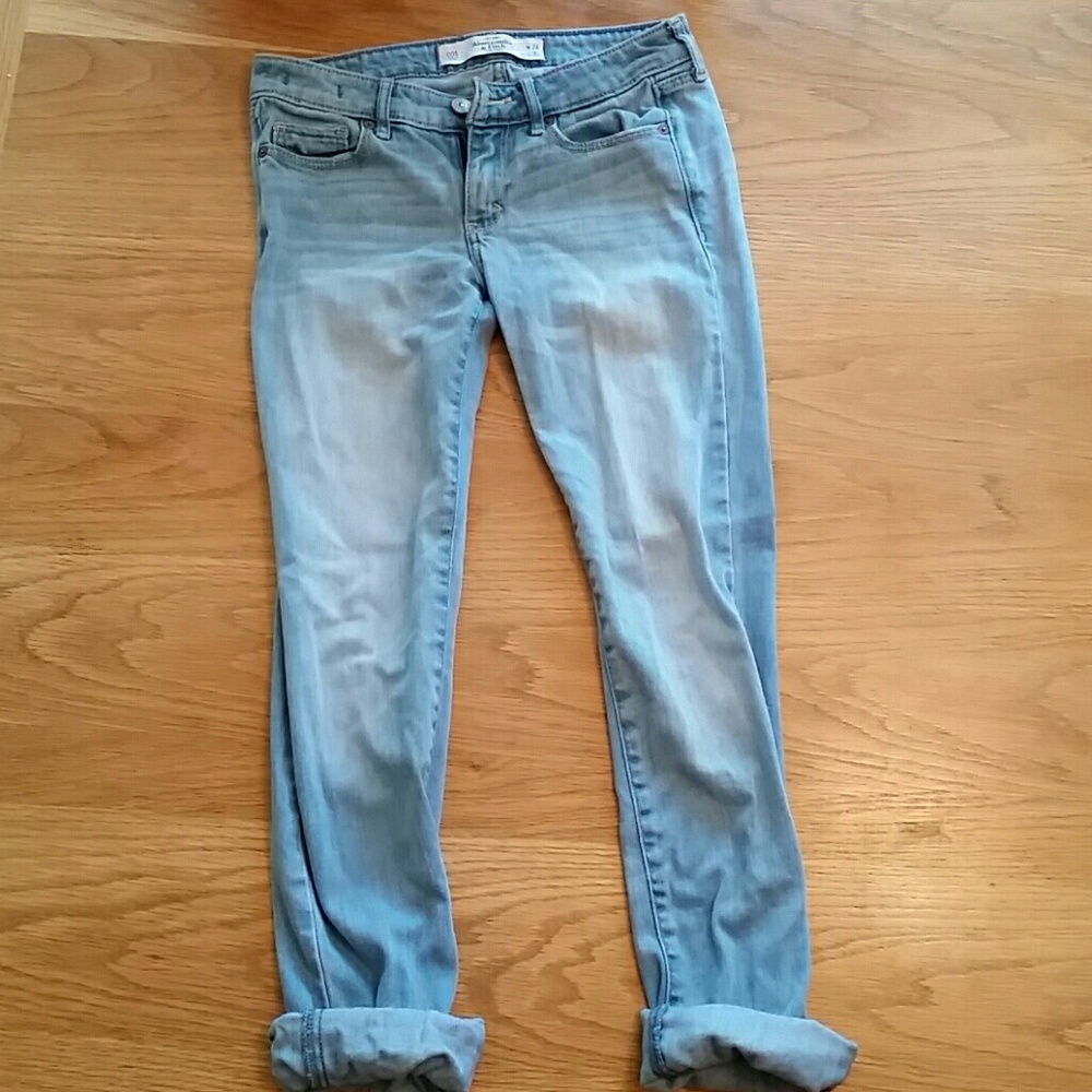 Abercrombie and Fitch blue jeans